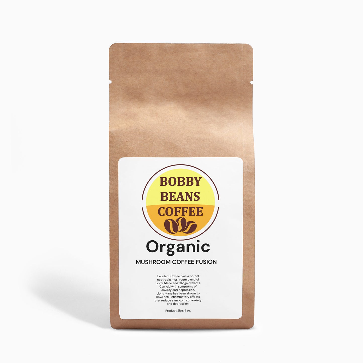 Mushroom Coffee Fusion - Lion’s Mane & Changa Herbs- 4oz