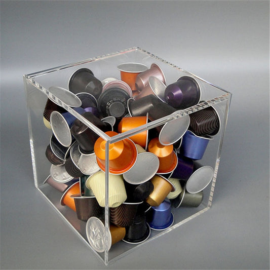 Acrylic Capsule coffee storage rack box for DOLCE GUSTO NESPRESSO Nordic dustproof household capsules accessories
