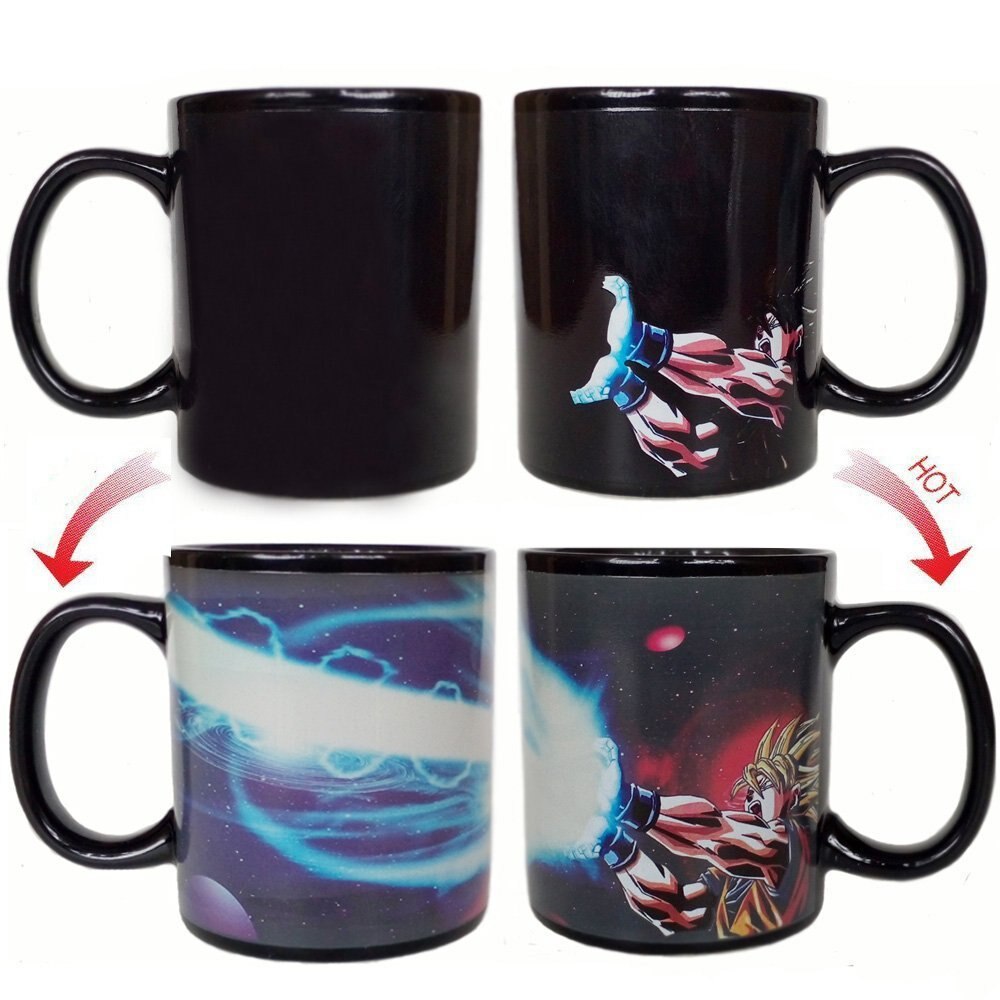 Heat Reactive Coffee Cup Colored Changing Ceramic Magic Cups