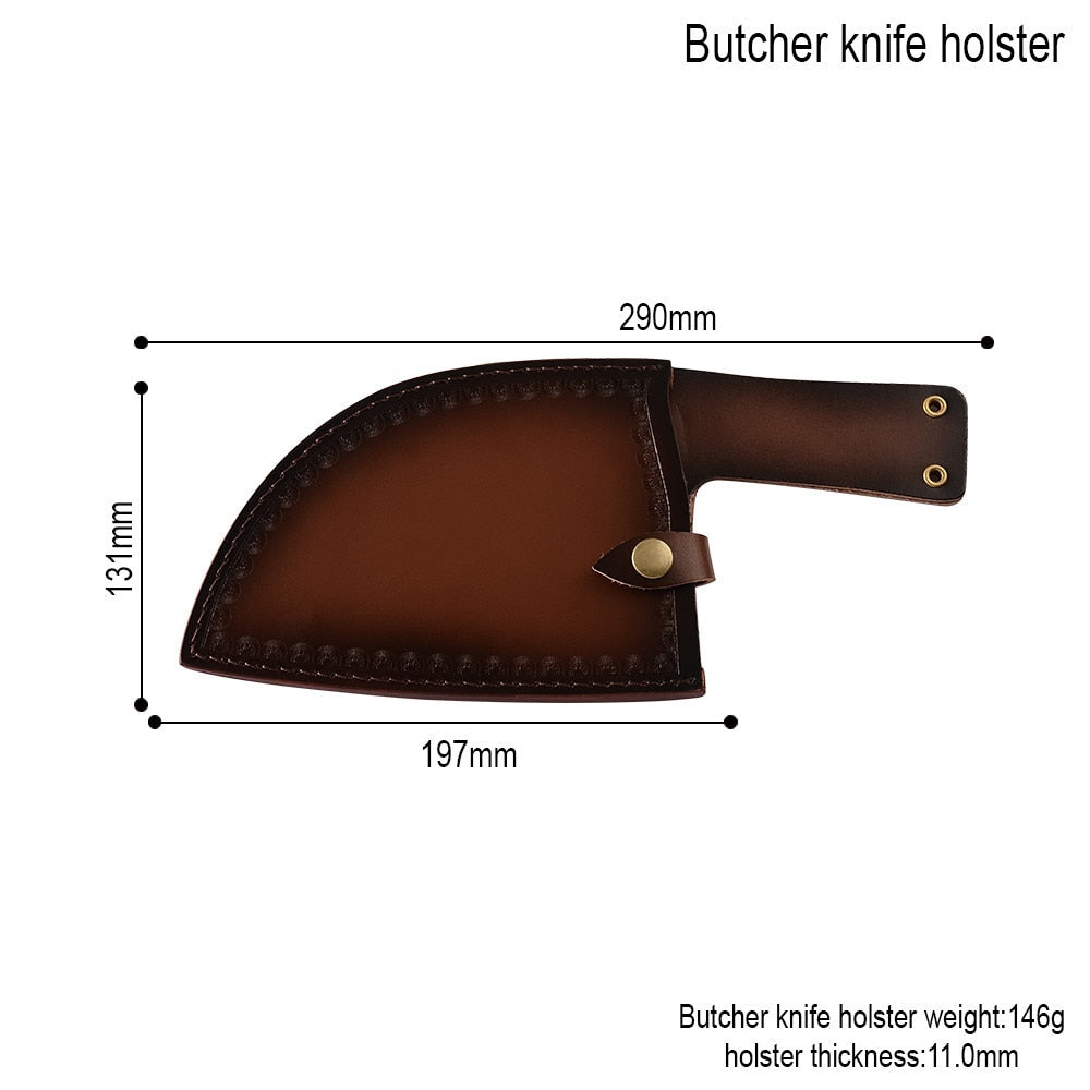 XYj Carabiner Butcher Knife Full Tang Outdoor Camping Outdoor Gift Box Cover Sheath Parcel Survive 7cr17 Stainless Steel Knife