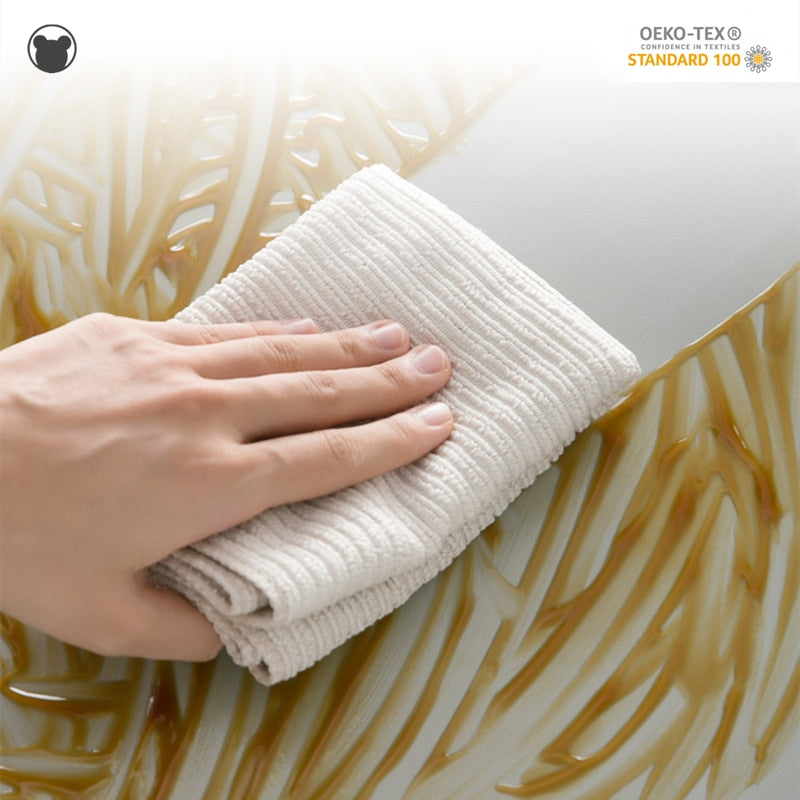 3/6/9PCS/Set Kitchen Cloths,Microfiber Striped Towel for Kitchen,Housework Table Dishcloth Cleaning Rags Kichen Accessories