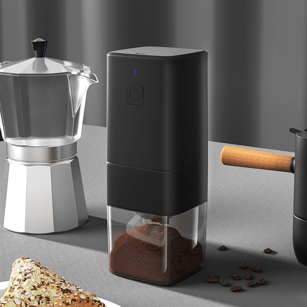 Square Electric Coffee Bean Grinder